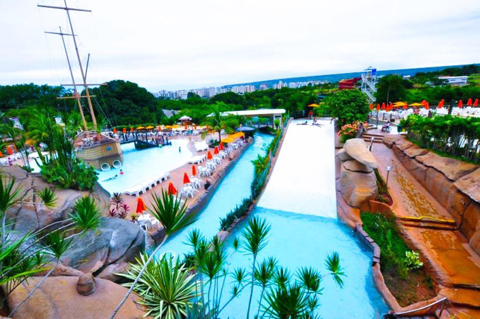 Lacqua Diroma Oficial - Diroma Acqua Park Incluido - Com Roupa De Cama E Banho Caldas Novas Esterno foto